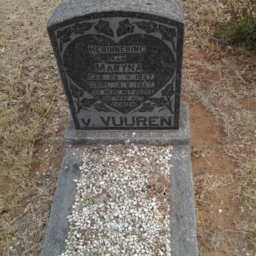 VUUREN Maryna, v. 1957-1957