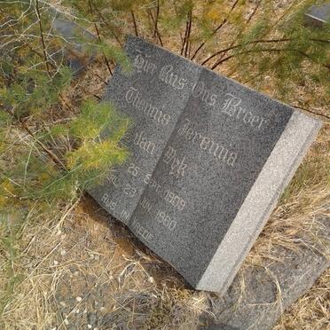 WYK Theunis Jeremia, van 1909-1960