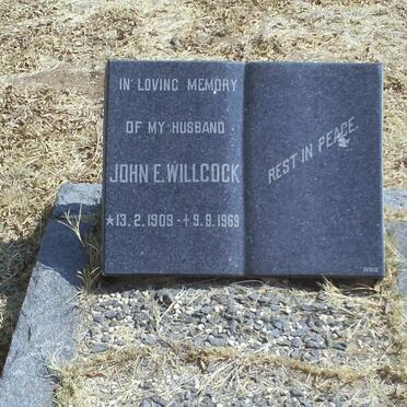 WILLCOCK John E. 1909-1969