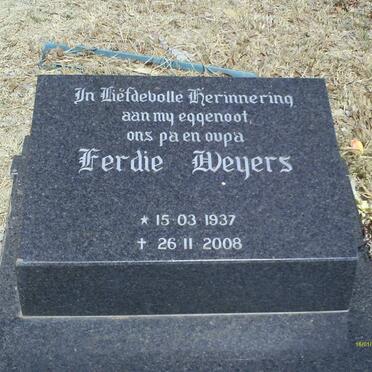 WEYERS Ferdie 1937-2008 
