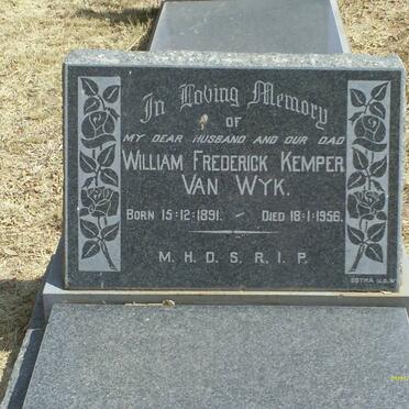 WYK William Frederick Kemper, van 1891-1956