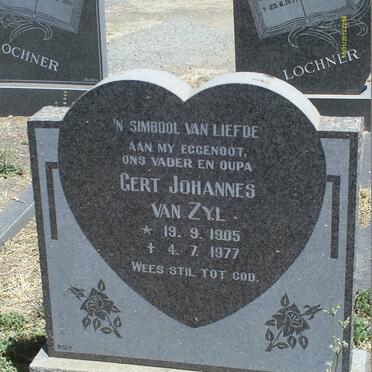 ZYL Gert Johannes, van 1905-1977