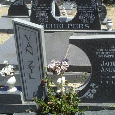 ZYL Jacobus Andries, van 1910-1985 &amp; ZYL Johanna Jacoba SWANEPOEL 1917-1989