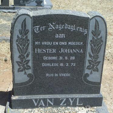 ZYL Hester Johanna, van 1928-1972