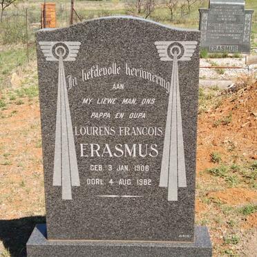 ERASMUS Lourens Francois 1906-1982