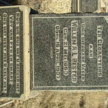 BESTER Willem A.K. 1863-1937