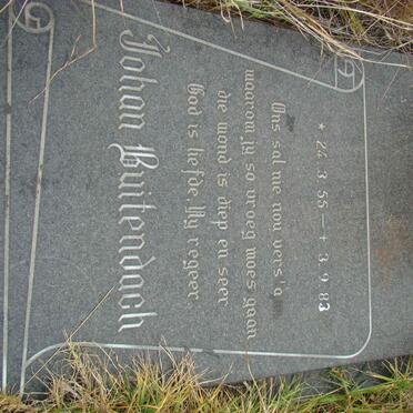 BUITENDACH Johan 1955-1983