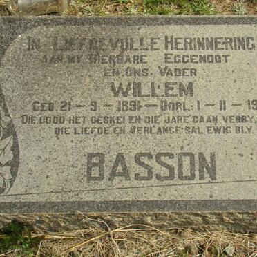 BASSON Willem 1891-1961
