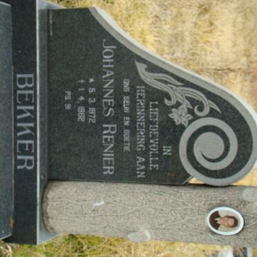BEKKER Johannes Renier 1972-1982