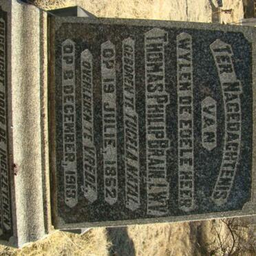 BRAIN Thomas Philip 1862-1913