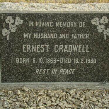 CRADWELL Ernest 1869-1960