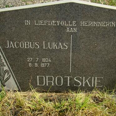 DROTSKIE Jacobus Lukas 1924-1977