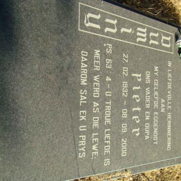 DUMINY Pieter 1932-2000