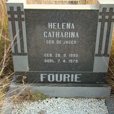 FOURIE Helena Catharina nee DE JAGER 1890-1979