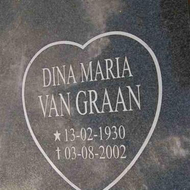 GRAAN Dina Maria, van 1930-2002