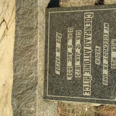 HITGE Coenraad Antonie 1873-1938