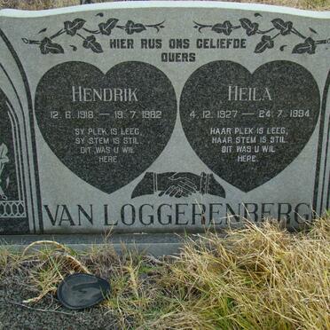 LOGGERENBERG Hendrik, van 1918-1982 &amp; Heila 1927-1994