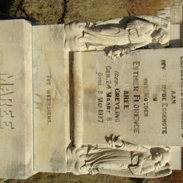 MAREE Esther Florence nee GREYLING 1894-1937