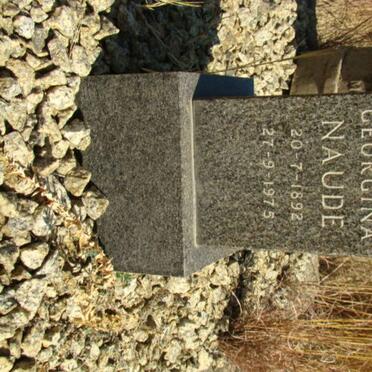 NAUDE Georgina 1892-1975