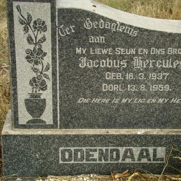 ODENDAAL Jacobus Hercules 1937-1959