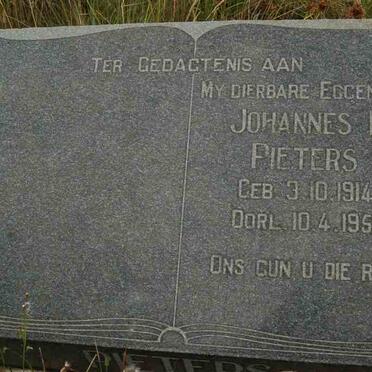 PIETERS Johannes H. 1914-1958