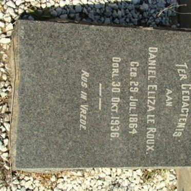 ROUX Daniel Eliza, le 1864-1936