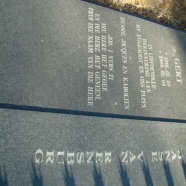 RENSBURG Gert, Janse van 1956-2003