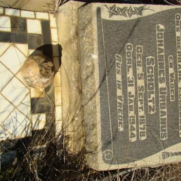 SCHOLTZ Johannes Urbanus 1878-1944