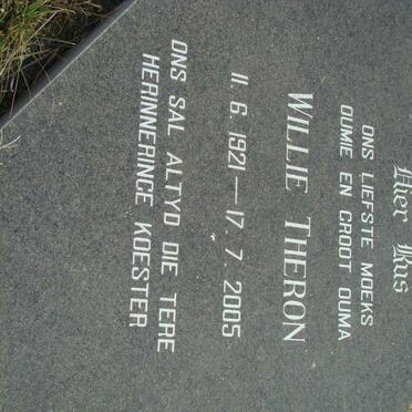 THERON Willie 1921-2005