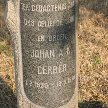 GERBER Johan A.K. 1950-1970