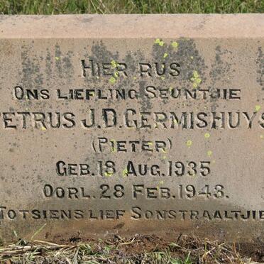 GERMISHUYS Petrus J.D. 1935-1943
