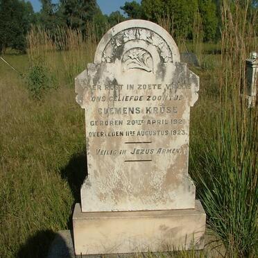 KRUSE Clemens 1921-1923