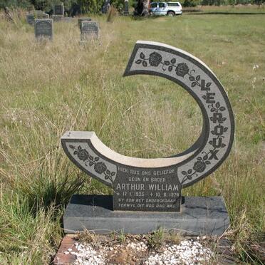 ROUX Arthur William, le 1935-1974