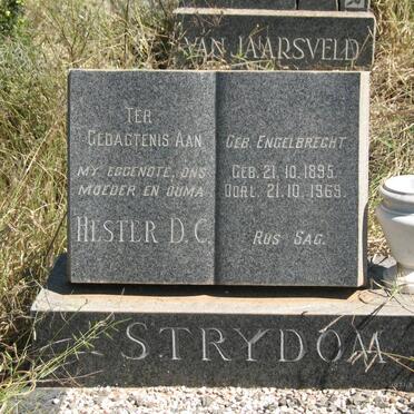 STRYDOM Hester D.C. 1895-1969
