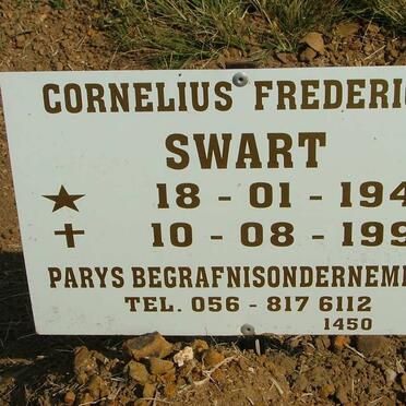 SWART Cornelius Frederick 1946-1998