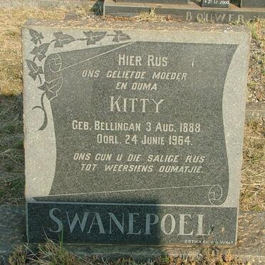 SWANEPOEL Kitty nee BELLINGAN 1888-1964