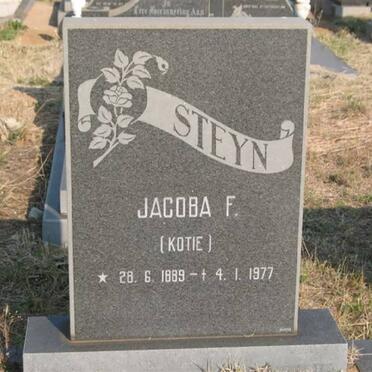 STEYN Jacoba F. 1889-1977