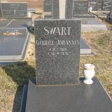SWART Gabriel Johannes 1920-1979