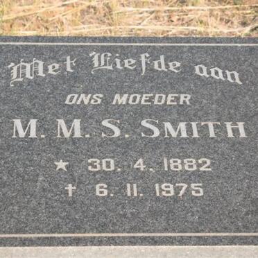SMITH M.M.S. 1882-1975