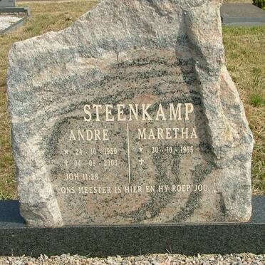STEENKAMP André 1950-2003 &amp; Maretha 1955-