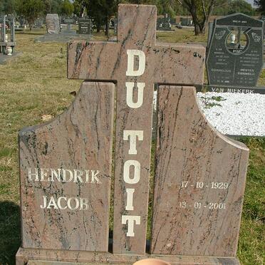 TOIT Hendrik Jacob, du 1929-2001