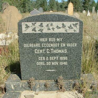 THOMAS Gert C. 1890-1946