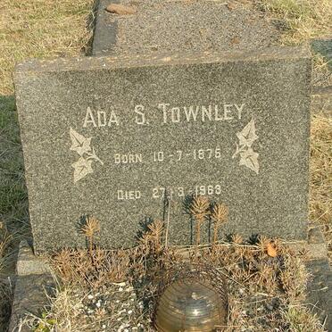 TOWNLEY Ada. S. 1876-1963