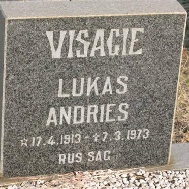 VISAGIE Lukas Andries 1913-1973
