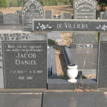VILLIERS Jacob Daniel, de 1920-1981