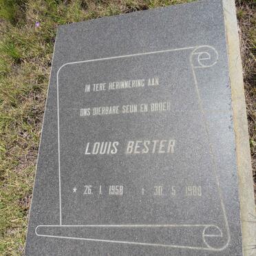 BESTER Louis 1958-1988