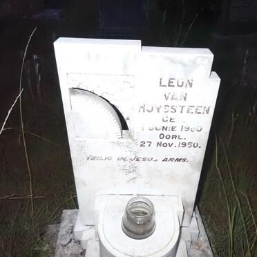 HUYSSTEEN Leon, van 1950-1950