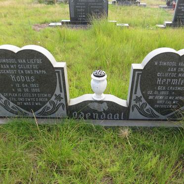 ODENDAAL Kobus 1952-1996 & Hermien ERASMUS 1955- 