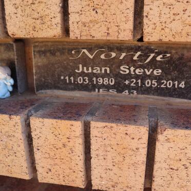 NORTJE Juan Steve 1980-2014