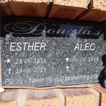 DOUGLAS Alec 1949- & Esther 1951-2019